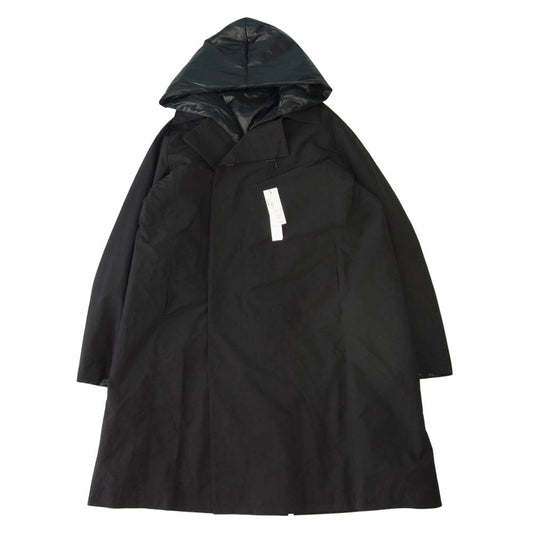 ATTACHMENT アタッチメント 21AW AC93-241 Pe/Nyピーチスキン x CLIMASHIELD ライナー着脱 3WAY フード付 コート ブラック系 3【新古品】【未使用】【中古】