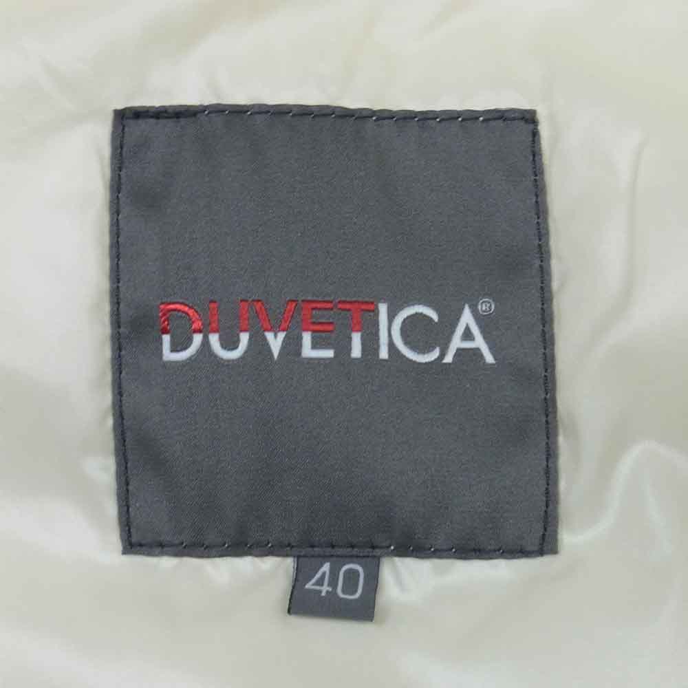 DUVETICA デュベティカ 国内正規品 THIACINQUE フード付き ダウン ジャケット オフホワイト系 40【中古】