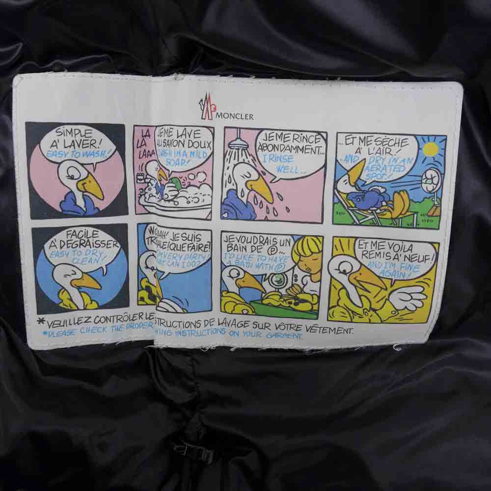 MONCLER モンクレール CHANTILLY フード付き ショート ダウンジャケット ブラック系【中古】