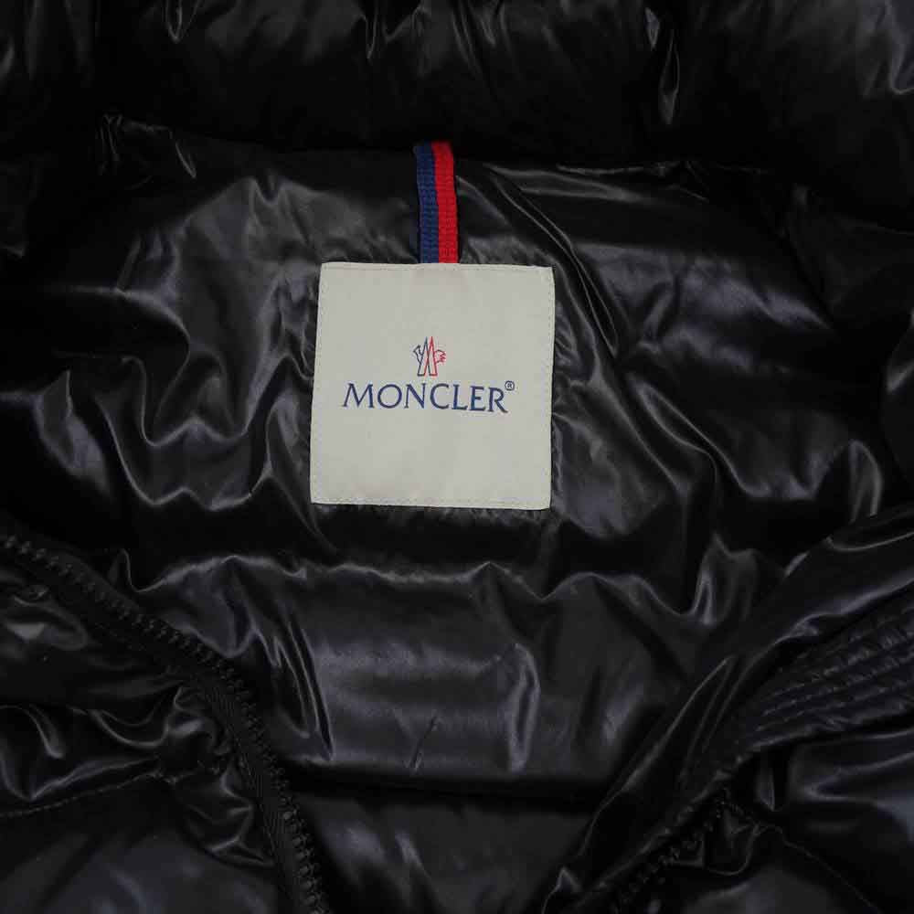 MONCLER モンクレール MOKA モカ フード付き ダウンコート ブラック系【中古】