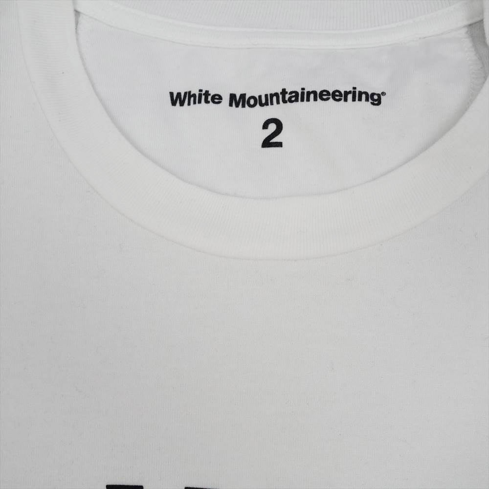 WHITE MOUNTAINEERING ホワイトマウンテニアリング WM2171539 LOGO MOUNTAIN L/S T-SHIRT ロゴ マウンテン Tシャツ 長袖 ホワイト系 2【美品】【中古】
