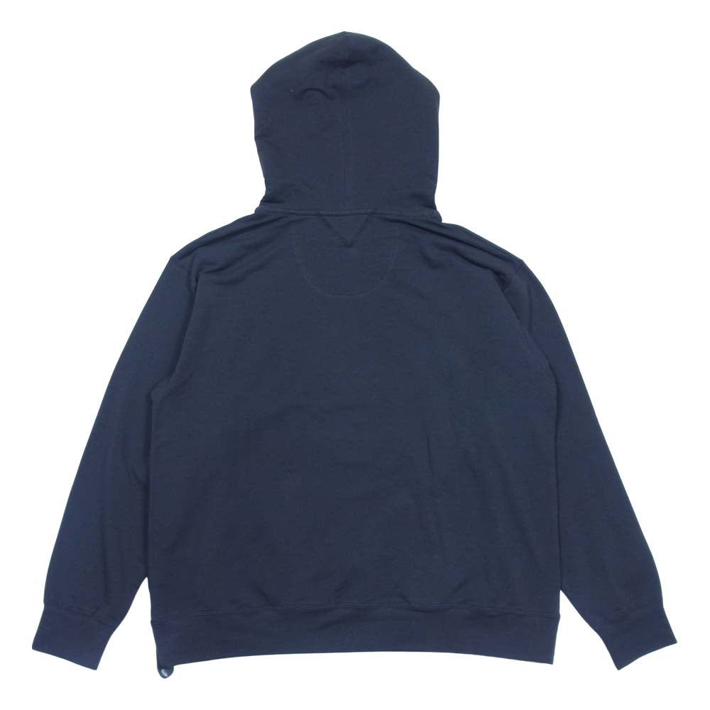 WHITE MOUNTAINEERING ホワイトマウンテニアリング WM2173511 WM LOGO HALF PRINTED HOODIE ロゴ ハーフ プリンテッド フーディー パーカー チャコール系 1【極上美品】【中古】