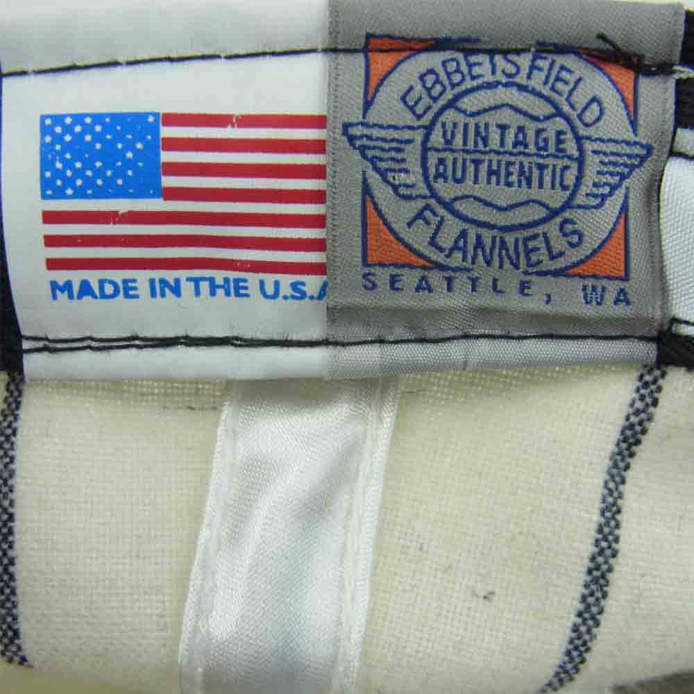 ユニバーサルプロダクツ EBBETS FIELD エベッツフィールド CAP キャップ 帽子 オフホワイト系 ネイビー系 7.5【中古】