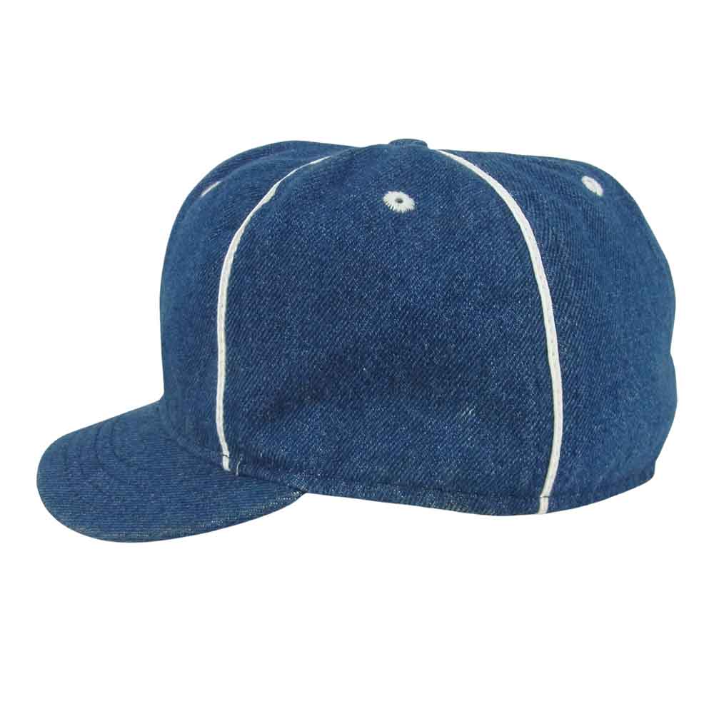 ユニバーサルプロダクツ EBBETS FIELD エベッツフィールド CAP キャップ 帽子 インディゴブルー系 7.5【中古】