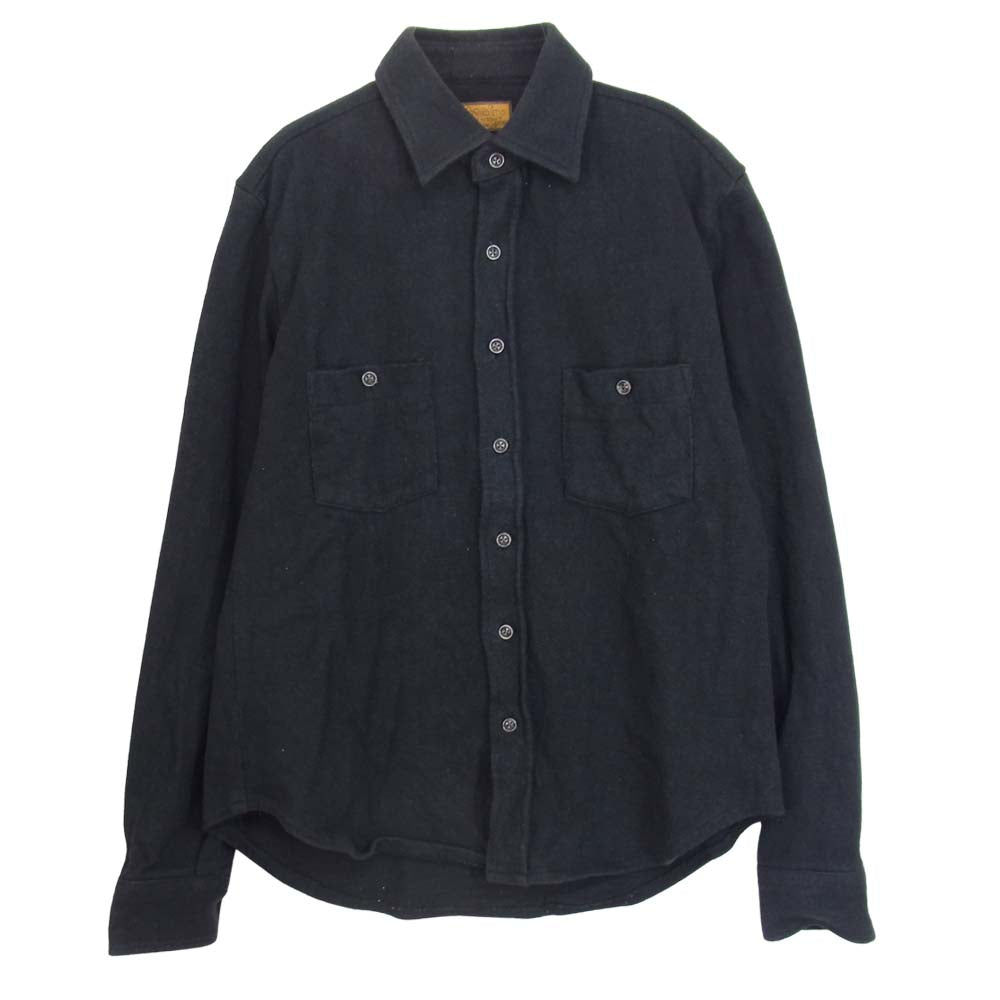 ブラウンバイツータックス ヘビーコットン シャツ ブラック系 M【中古】