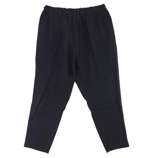 バージスブルック ウールポリエステル トロピカル テーパード イージー パンツ ブラック系 4【中古】