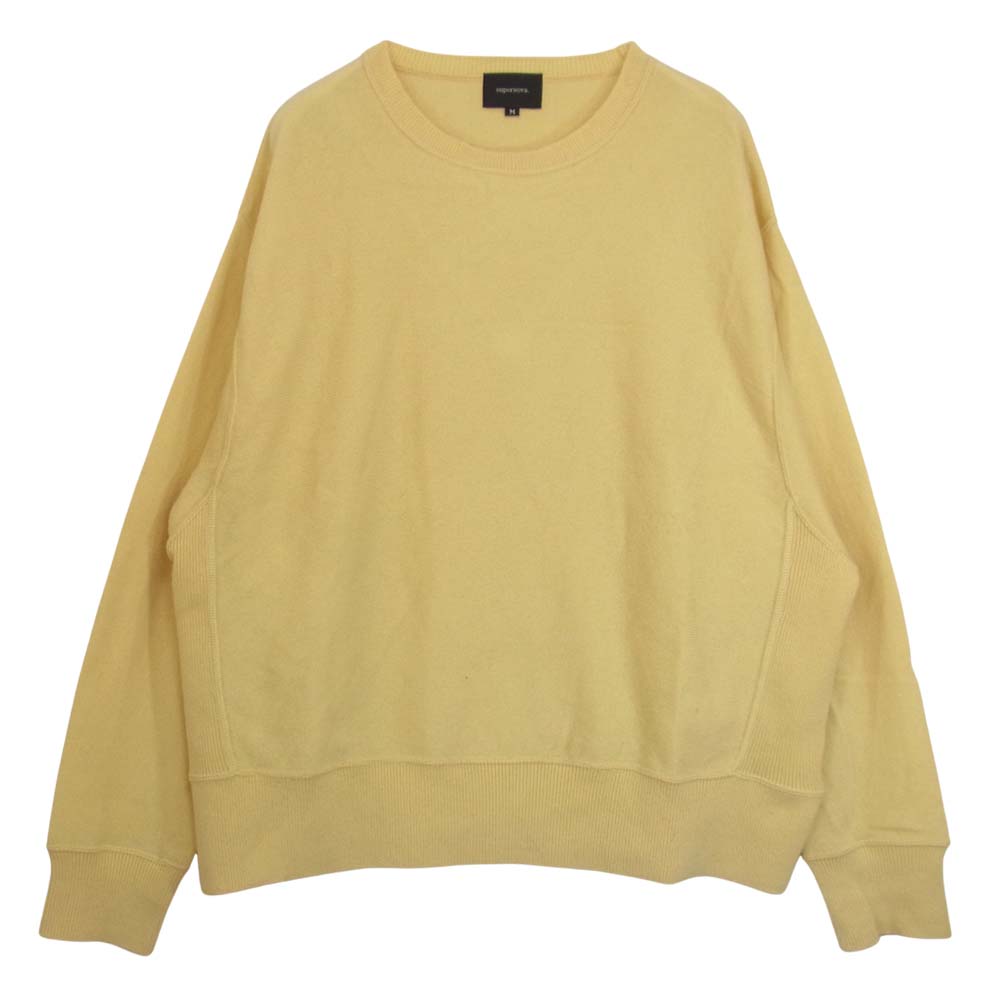 スーパーノヴァ Cashmere Big Sweater カシミヤ100％ ビッグ セーター イエロー系 M【中古】