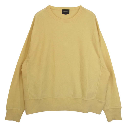 スーパーノヴァ Cashmere Big Sweater カシミヤ100％ ビッグ セーター イエロー系 M【中古】