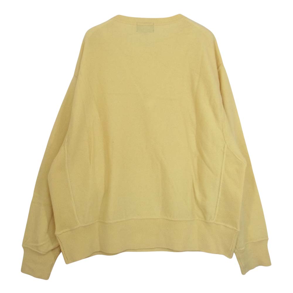スーパーノヴァ Cashmere Big Sweater カシミヤ100％ ビッグ セーター イエロー系 M【中古】