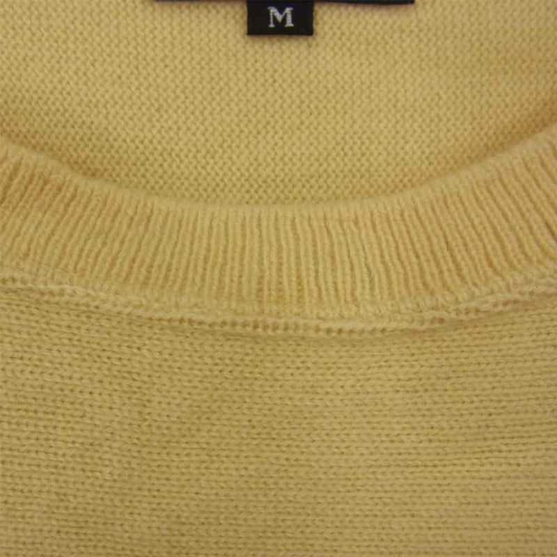 スーパーノヴァ Cashmere Big Sweater カシミヤ100％ ビッグ セーター イエロー系 M【中古】