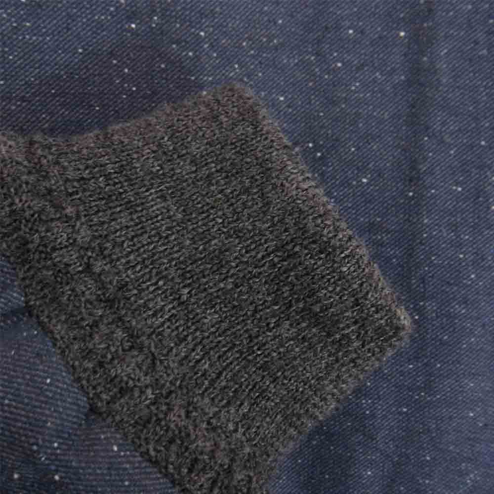 ブラウンバイツータックス 13SS B9-J003 CLERK JKT シルク混 コットンリネン クラーク ジャケット ブルゾン ネイビー系 L【中古】
