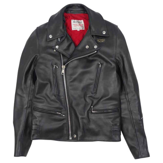 Lewis Leathers ルイスレザー 402T LIGHTNING TIGHT FIT ライトニング タイト フィット ライダーズ ジャケット ブラック系 36【美品】【中古】