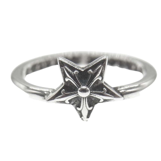 CHROME HEARTS クロムハーツ（原本無） BUBBLGM STAR バブルガム スター リング シルバー系 4号【中古】
