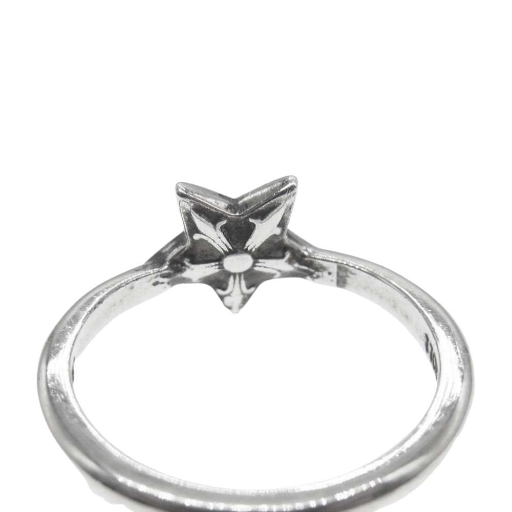 CHROME HEARTS クロムハーツ（原本無） BUBBLGM STAR バブルガム スター リング シルバー系 4号【中古】