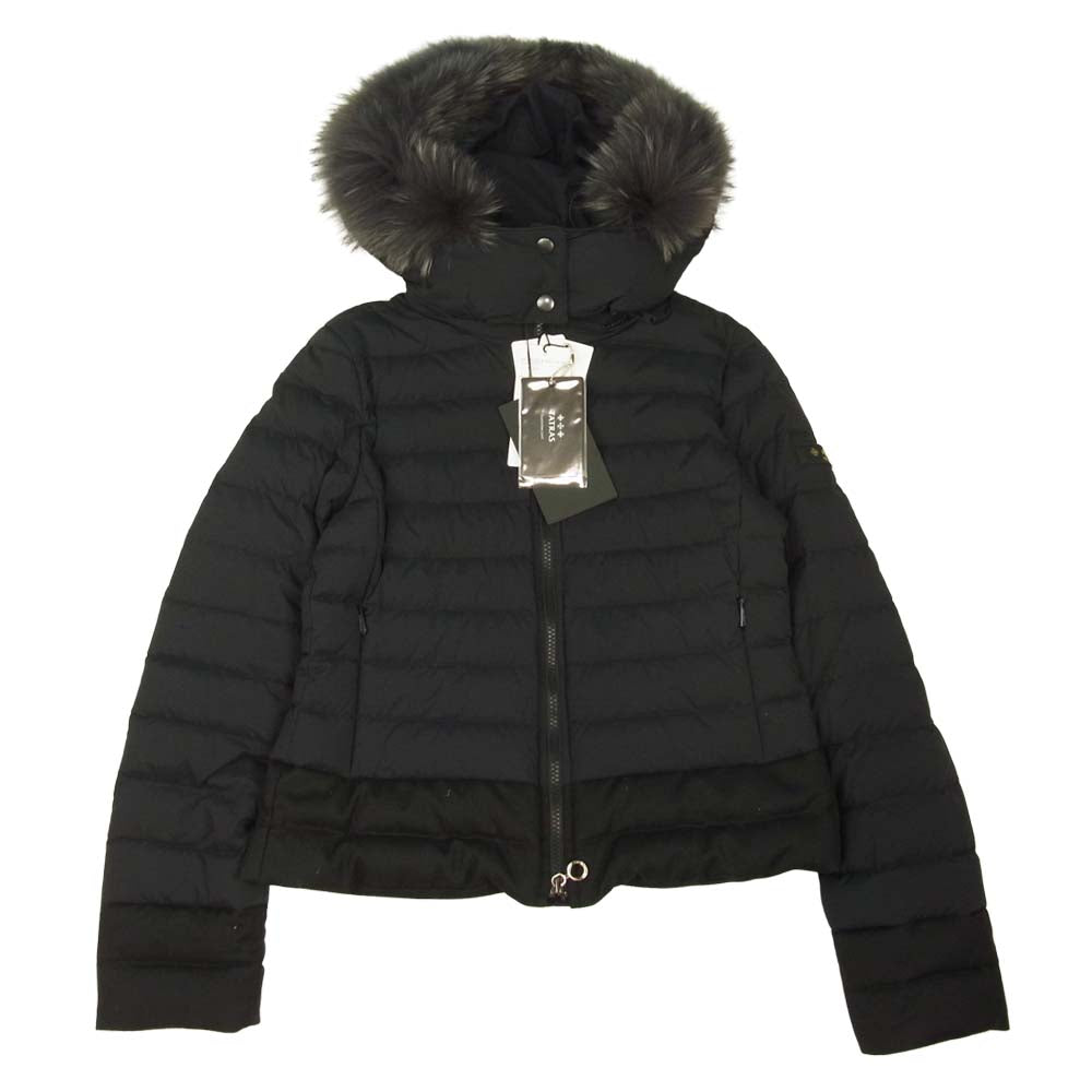 TATRAS タトラス 20AW LTKE20A4164-D VARENA ヴァレナ ダウン ショート ファー ジャケット ブラック系 2【極上美品】【中古】