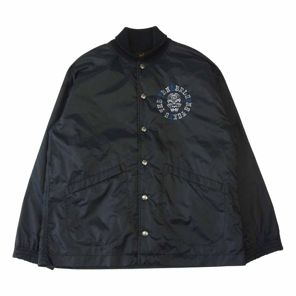 TENDERLOIN テンダーロイン NYLON RIB JKT ボルネオ スカル ナイロン リブ ジャケット ブラック系 S【中古】