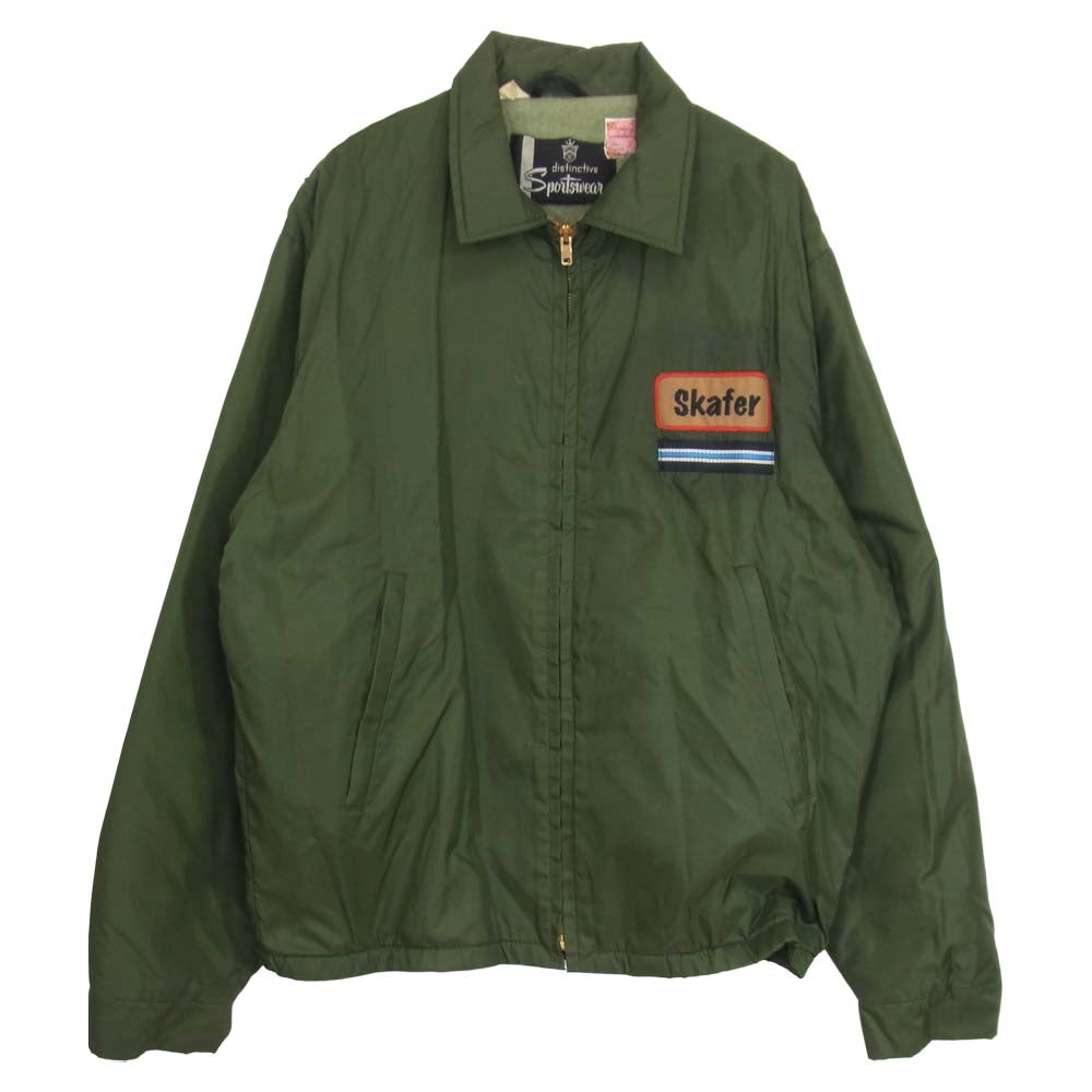 PRENTICEジップ ナイロン ジャケット カーキ系 M【中古】