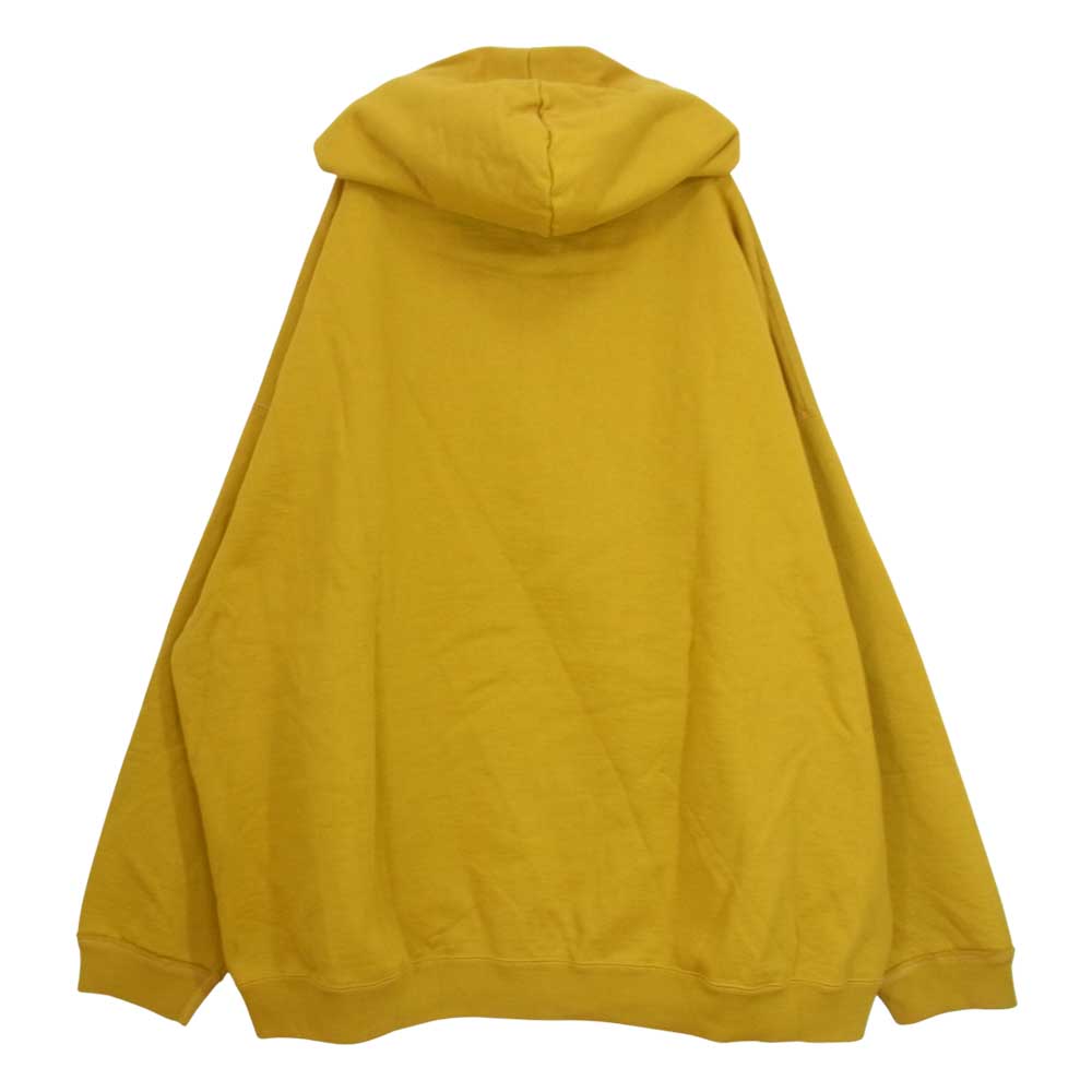 markaware マーカウェア A17C-20CS01C HUGE PARKA オーバーサイズ スウェット プルオーバー パーカー イエロー系 2【美品】【中古】
