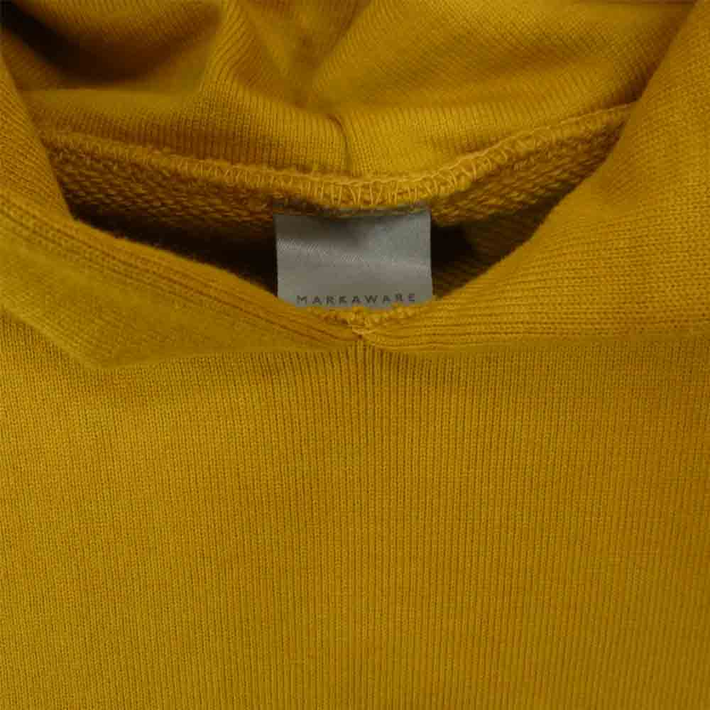 markaware マーカウェア A17C-20CS01C HUGE PARKA オーバーサイズ スウェット プルオーバー パーカー イエロー系 2【美品】【中古】