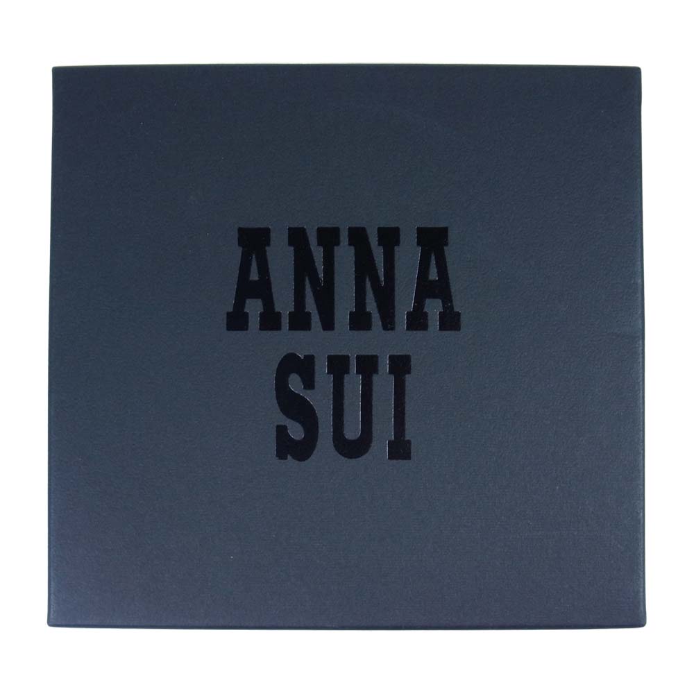 ANNA SUI アナスイ 315831 口金 二つ折り 財布 ソルーナ シルバー系【新古品】【未使用】【中古】