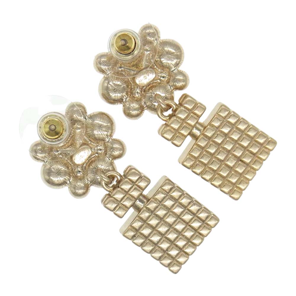 CHANEL シャネル B21P フラワー ボトル フェイクパール ゴールド系【中古】
