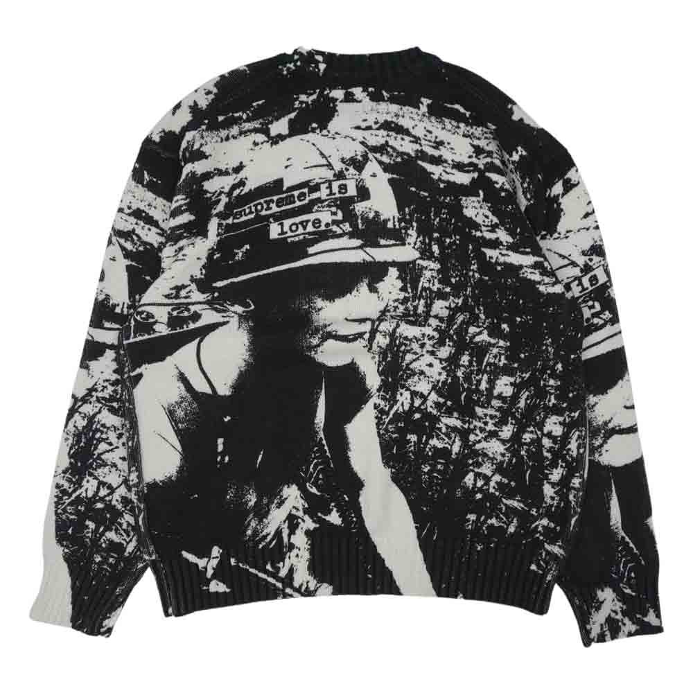 Supreme シュプリーム  is Love Sweater イズラブ ニット セーター ブラック系 ホワイト系 S【中古】
