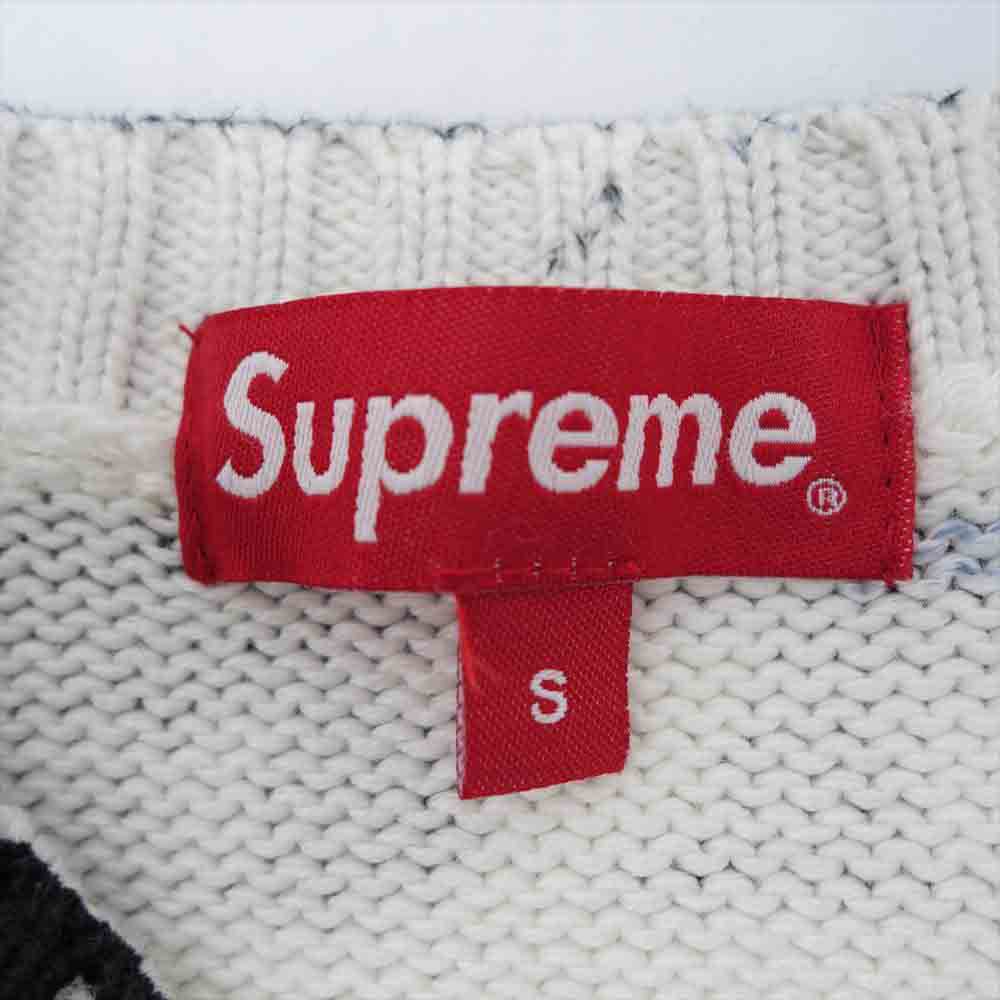 Supreme シュプリーム  is Love Sweater イズラブ ニット セーター ブラック系 ホワイト系 S【中古】