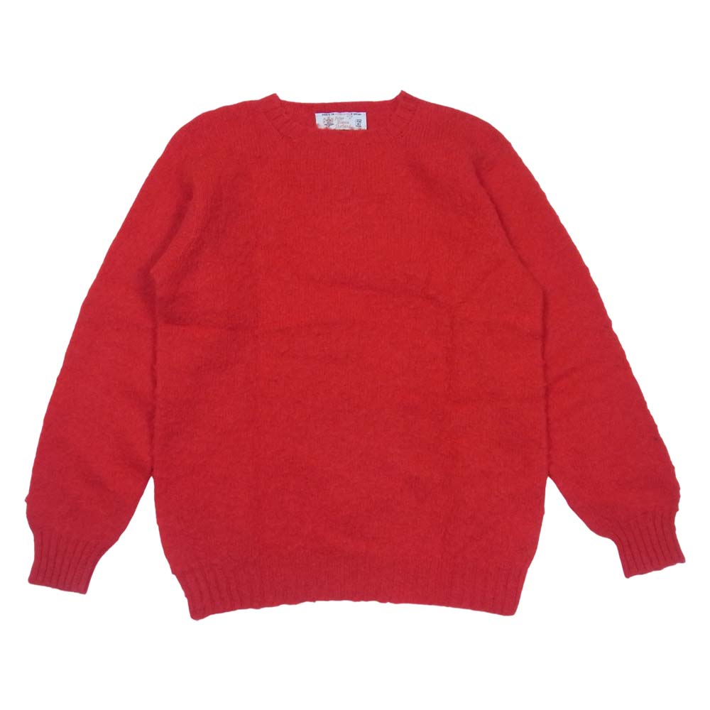 PETER BLANCE ピーターバランス クルーネック ウール モヘア ニット レッド系 表記無し【中古】