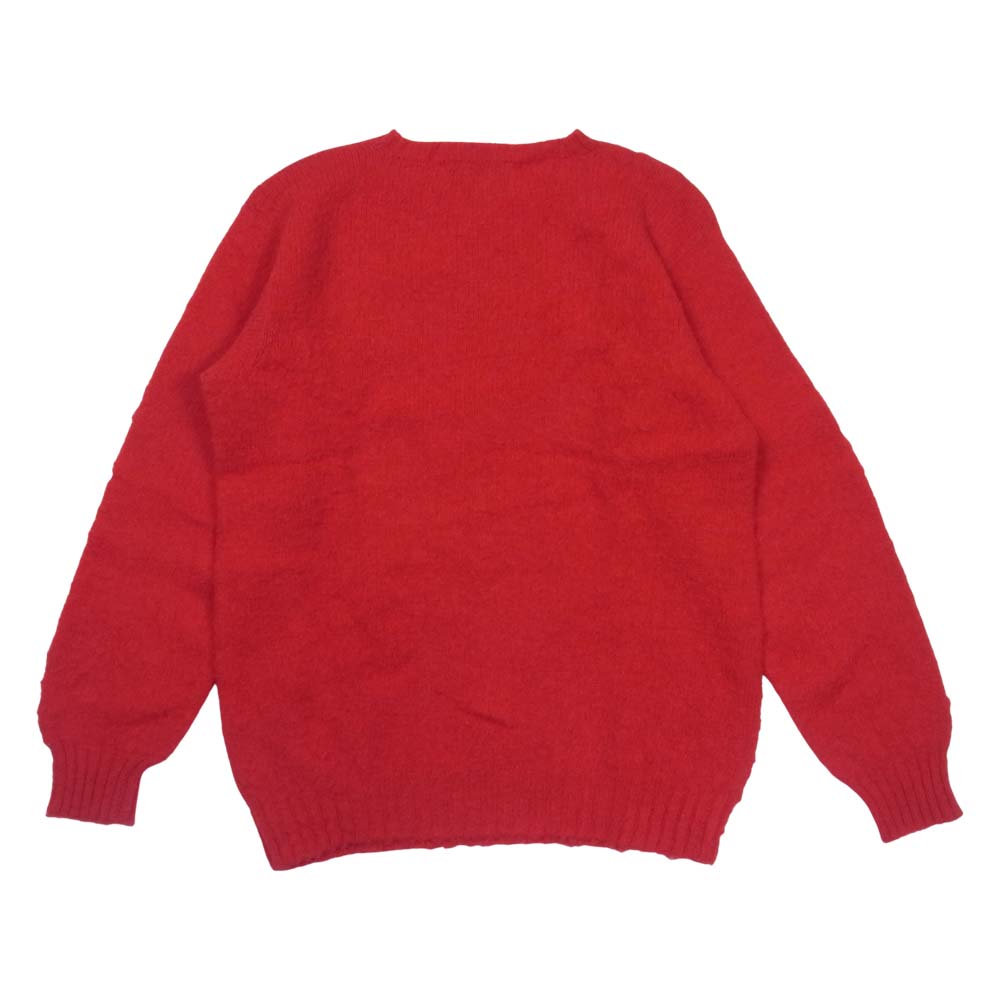 PETER BLANCE ピーターバランス クルーネック ウール モヘア ニット レッド系 表記無し【中古】