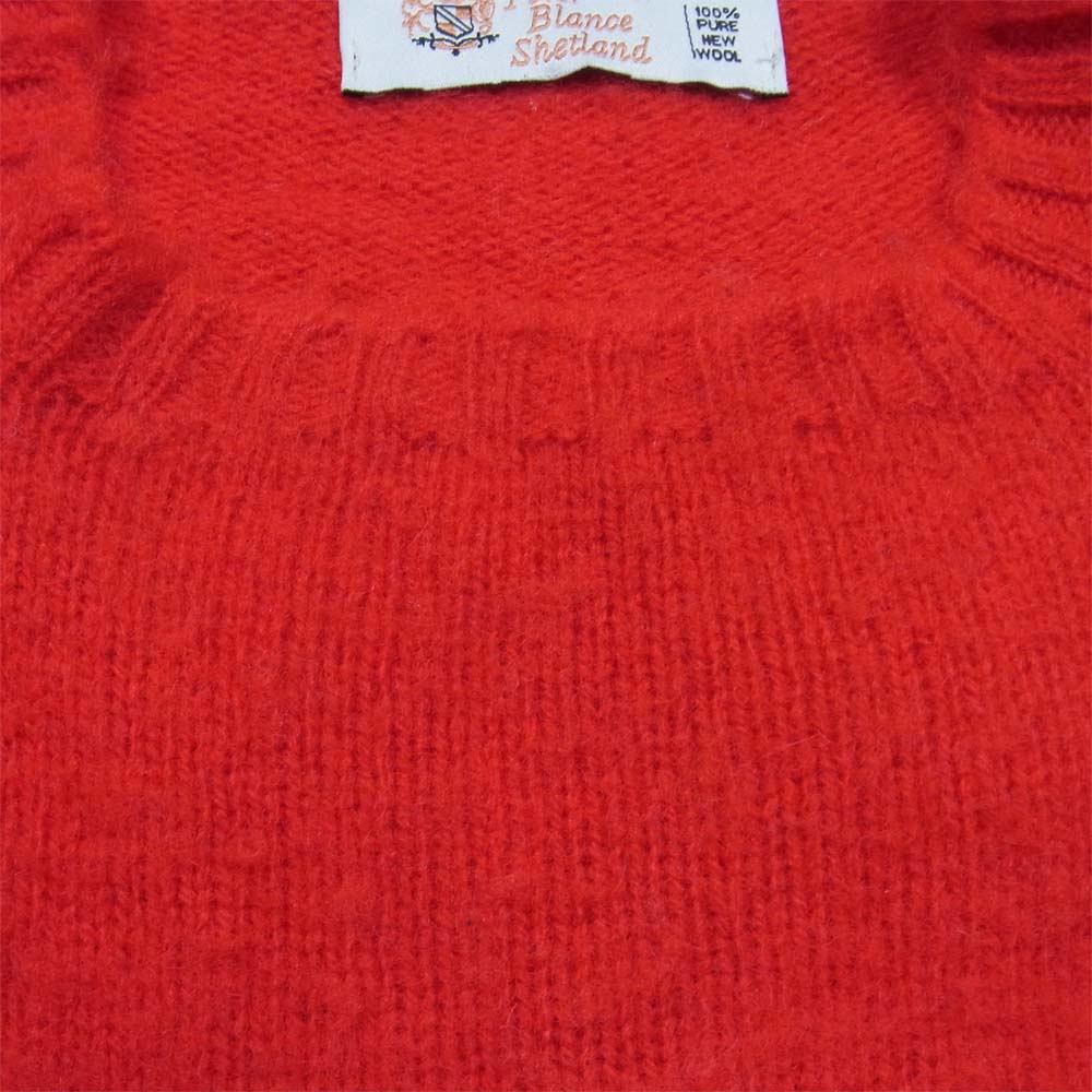 PETER BLANCE ピーターバランス クルーネック ウール モヘア ニット レッド系 表記無し【中古】