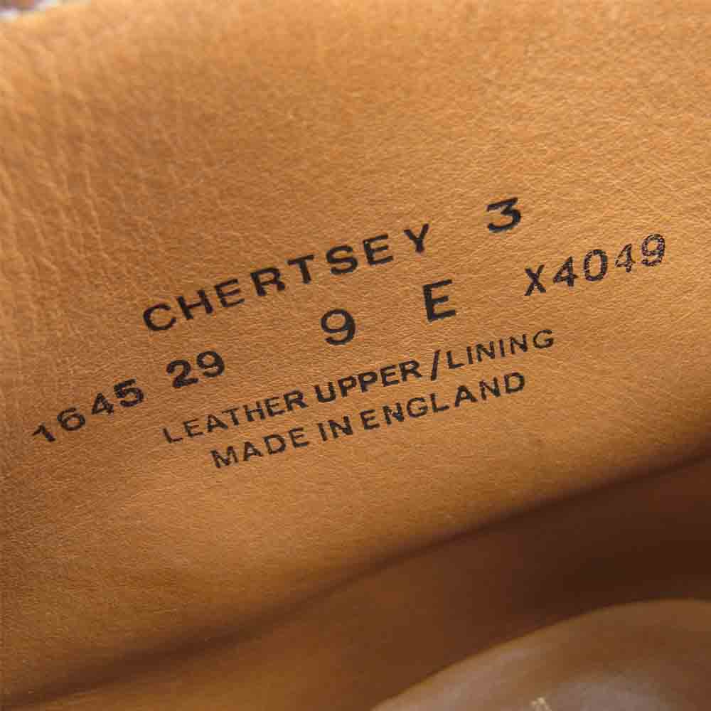 CROCKETT&JONES クロケットアンドジョーンズ 1645-3095-26 CHERTSEY 3 チャートシー スエード チャッカブーツ ブラウン系 9E【美品】【中古】
