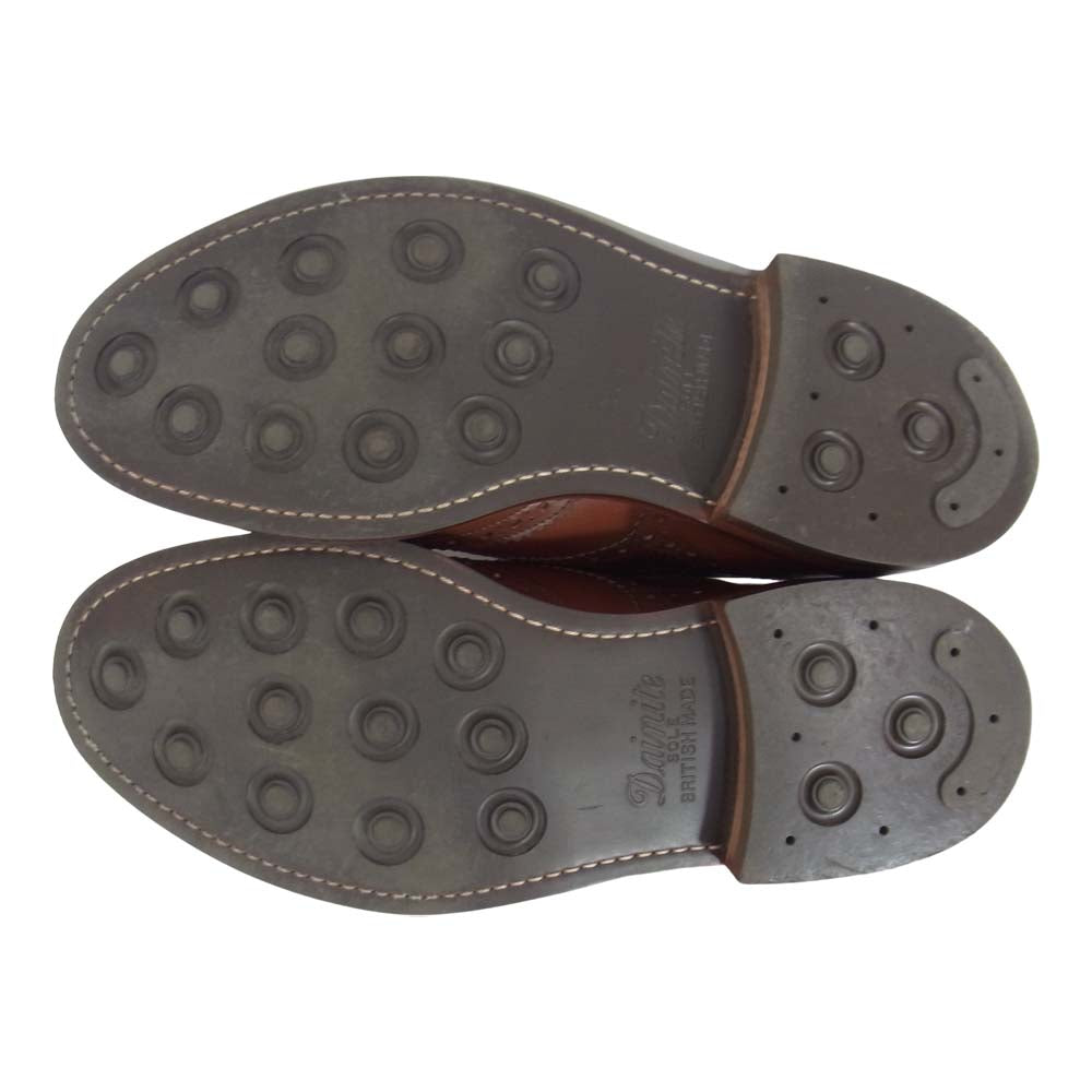 Tricker's トリッカーズ 5633 BOURTON バートン ダイナイトソール マロン ウィングチップ シューズ ブラウン系 8 1/2【中古】