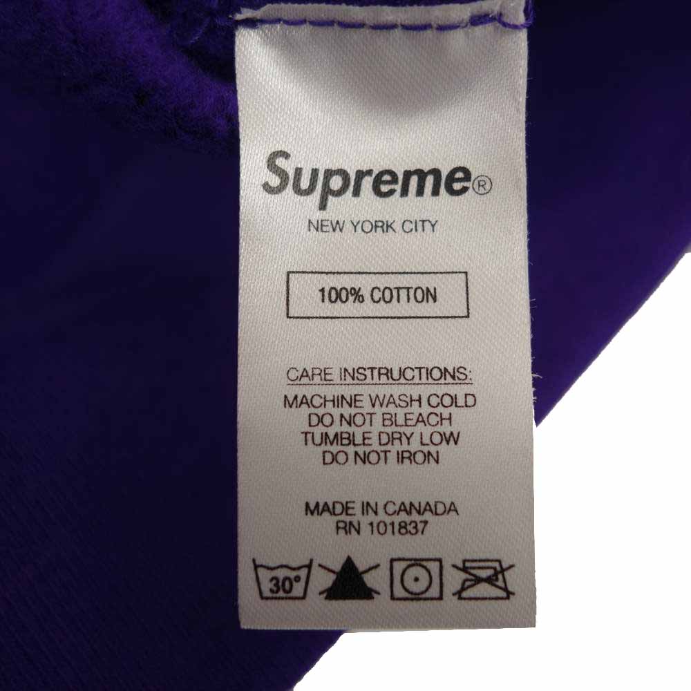 Supreme シュプリーム 20AW  Cross Box Logo Hooded Sweatshirt ボックス ロゴ フーデッド スウェット プルオーバー パーカー  パープル系 S【新古品】【未使用】【中古】
