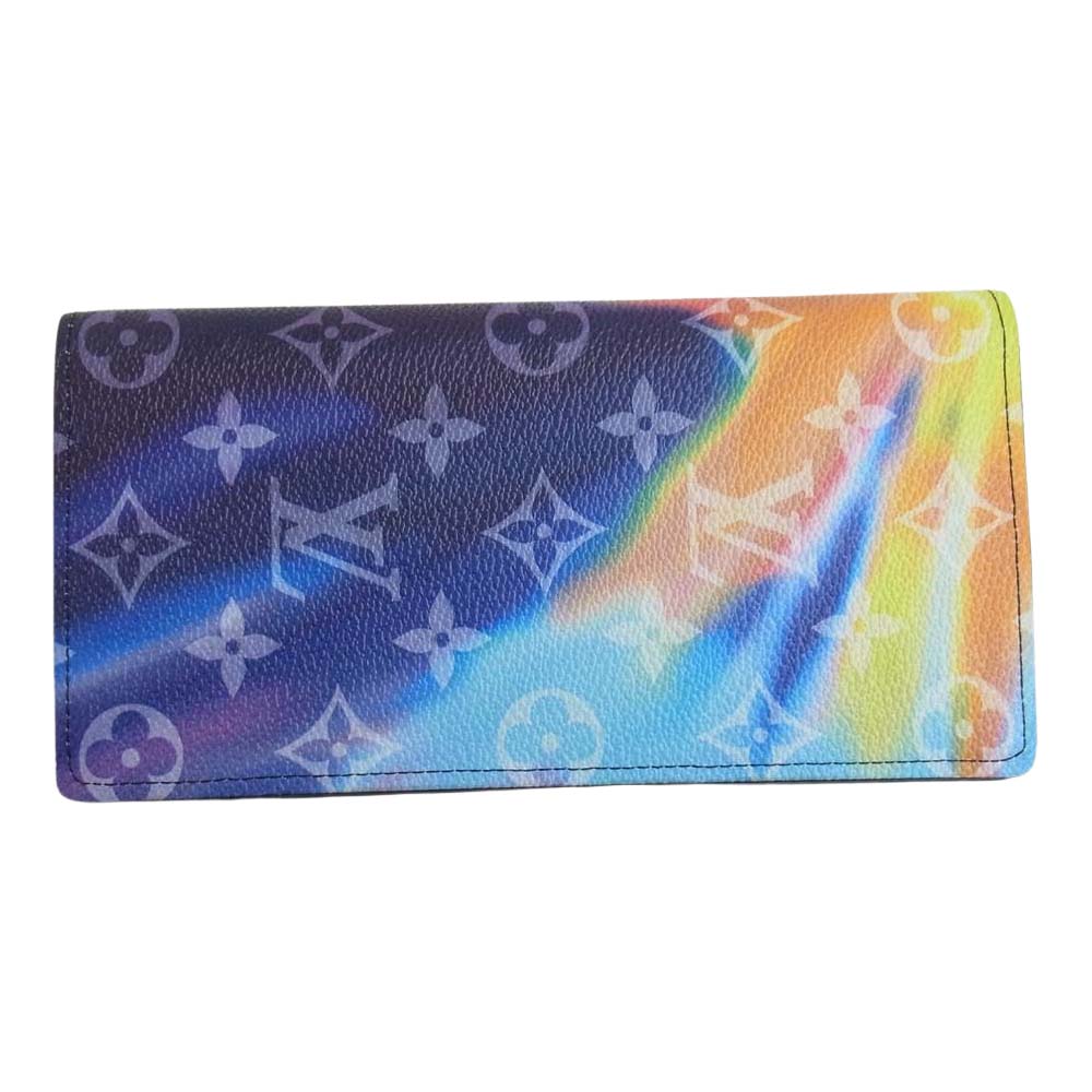 LOUIS VUITTON ルイ・ヴィトン M80957 ポルトフォイユ ブラザ モノグラム サンセット 長財布 マルチカラー系【新古品】【未使用】【中古】