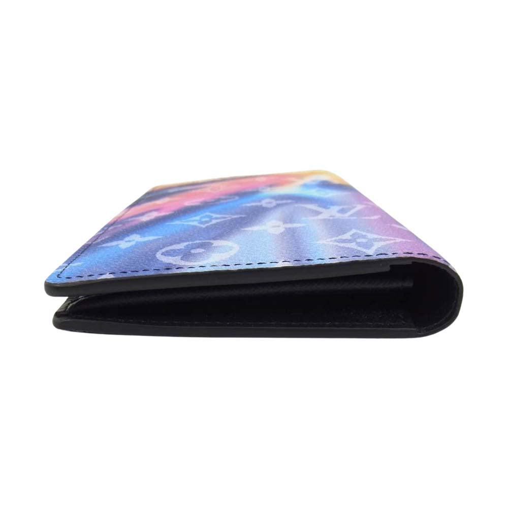 LOUIS VUITTON ルイ・ヴィトン M80957 ポルトフォイユ ブラザ モノグラム サンセット 長財布 マルチカラー系【新古品】【未使用】【中古】