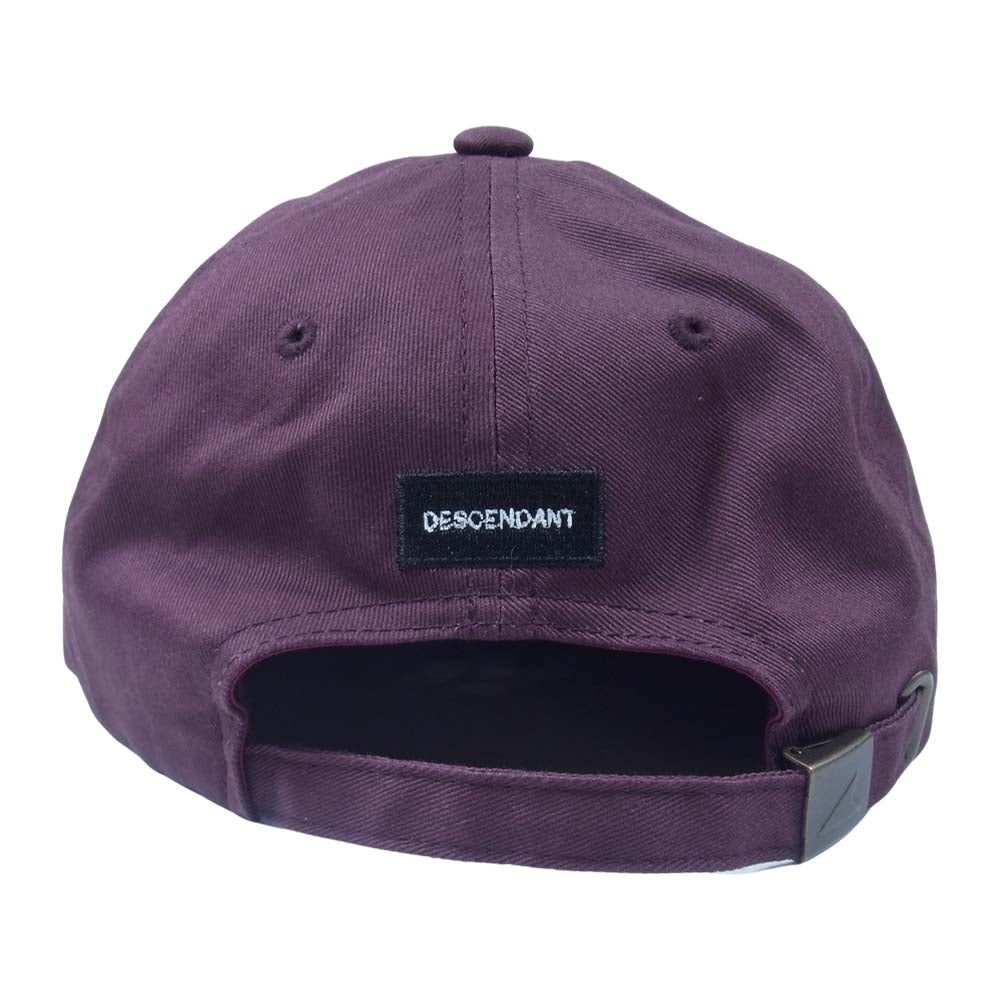DESCENDANT ディセンダント 20SS 201HCDS-HT06 FISH CLUB MIAMI CAP フィッシュ クラブ マイアミ キャップ バーガンディ F【極上美品】【中古】