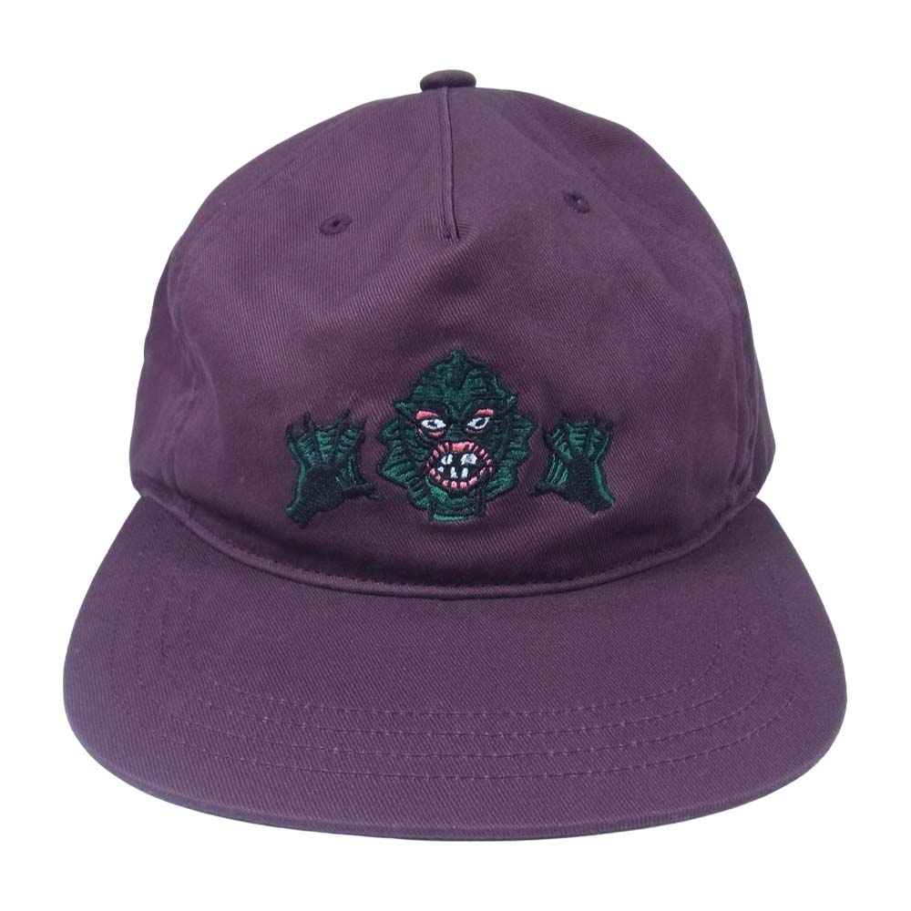 DESCENDANT ディセンダント 20SS 201HCDS-HT06 FISH CLUB MIAMI CAP フィッシュ クラブ マイアミ キャップ バーガンディ F【極上美品】【中古】