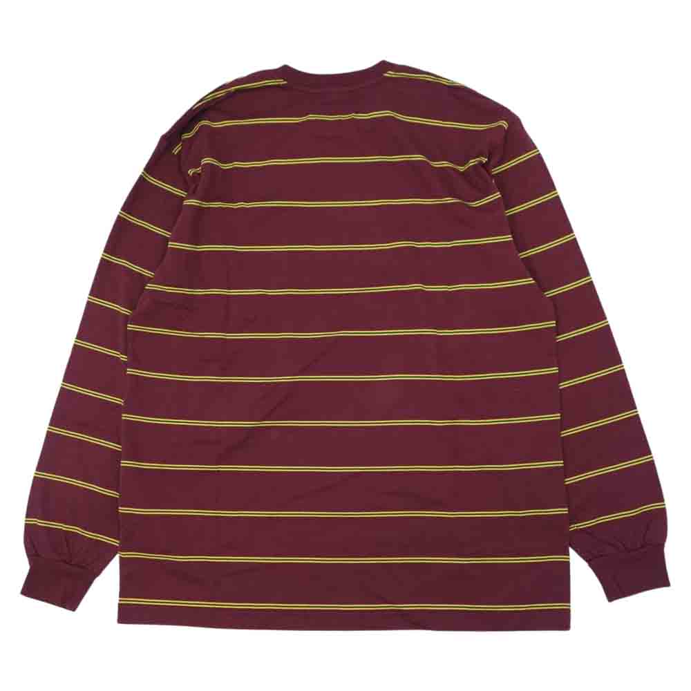 DESCENDANT ディセンダント 20SS 201ATDS-CSM19 CACHALOT BORDER LS ボーダー 長袖 Tシャツ パープル系 マルチカラー系 2【極上美品】【中古】