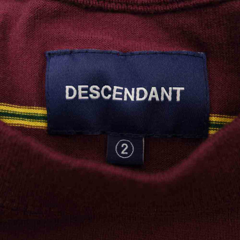 DESCENDANT ディセンダント 20SS 201ATDS-CSM19 CACHALOT BORDER LS ボーダー 長袖 Tシャツ パープル系 マルチカラー系 2【極上美品】【中古】