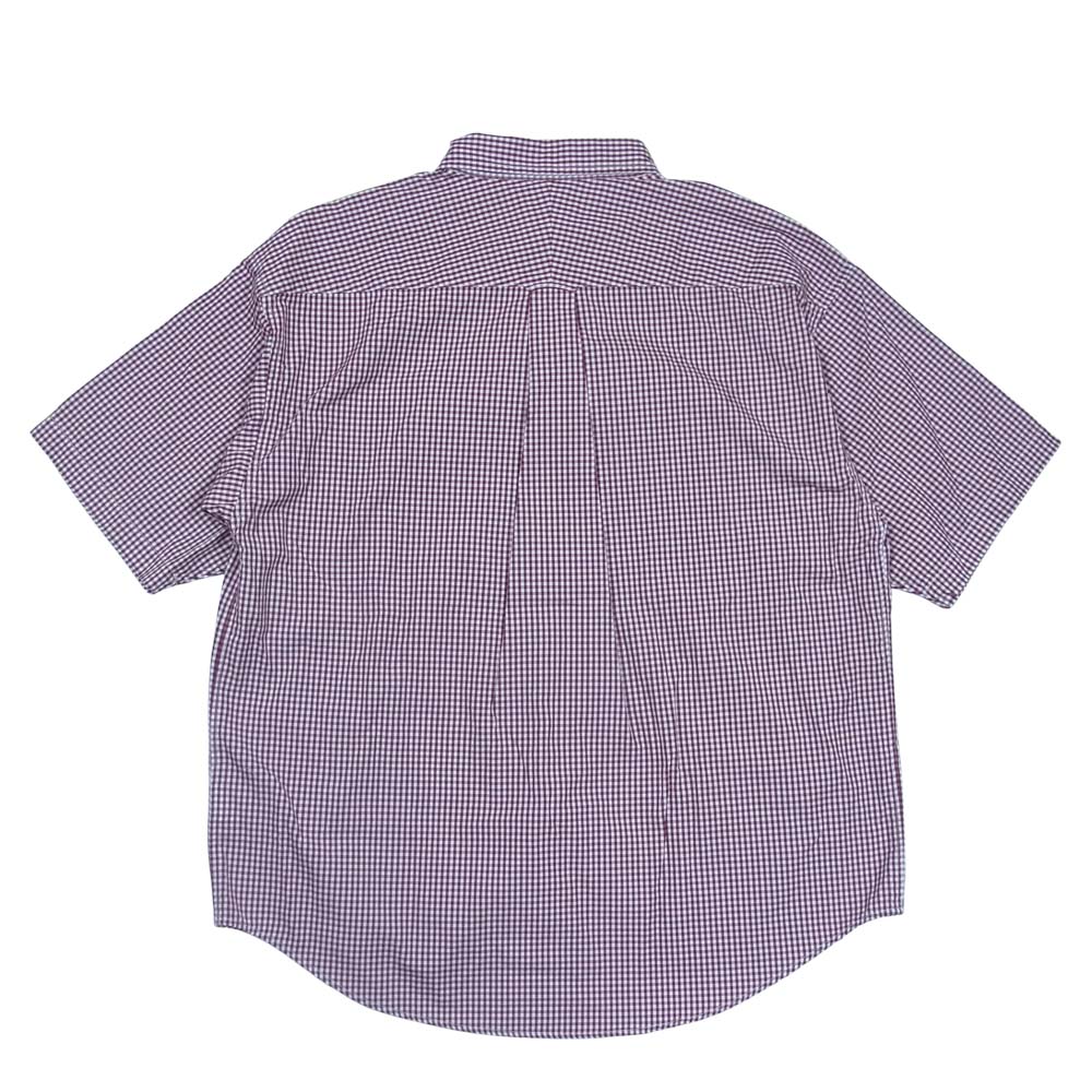 HYANNIS B.D SS SHIRT FULL SIZE BURGUNDY約79cm身幅 - smartsmiledc.com