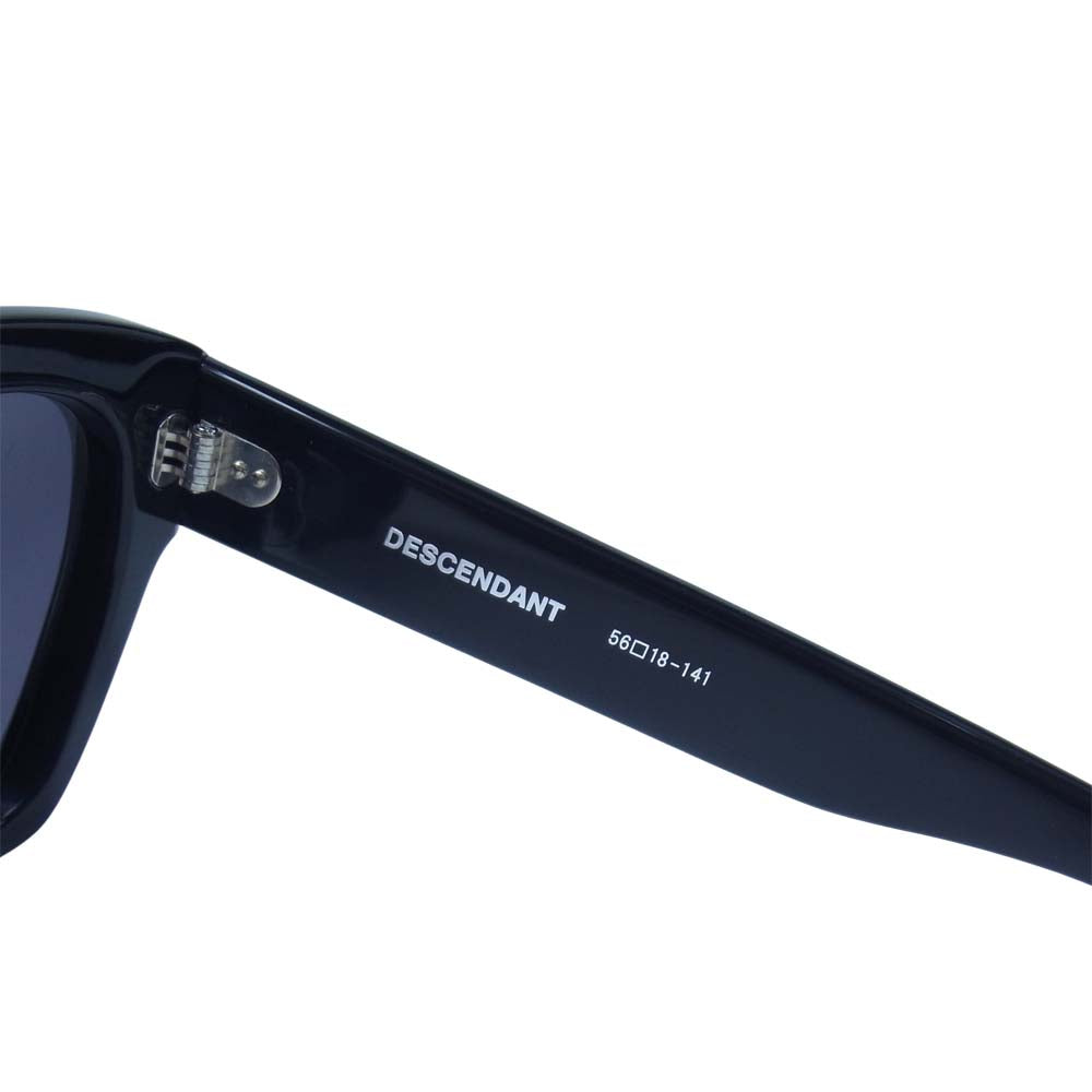 DESCENDANT ディセンダント 19AW 192BCDS-AC01 DAISY SUNGLASSES デイジー サングラス ブラック系 56□18-141【極上美品】【中古】