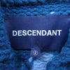 DESCENDANT ディセンダント 20AW 202MADS-KNM01 SKI COWICHAN KNIT スキー カウチン ニット ブルー系 2【新古品】【未使用】【中古】