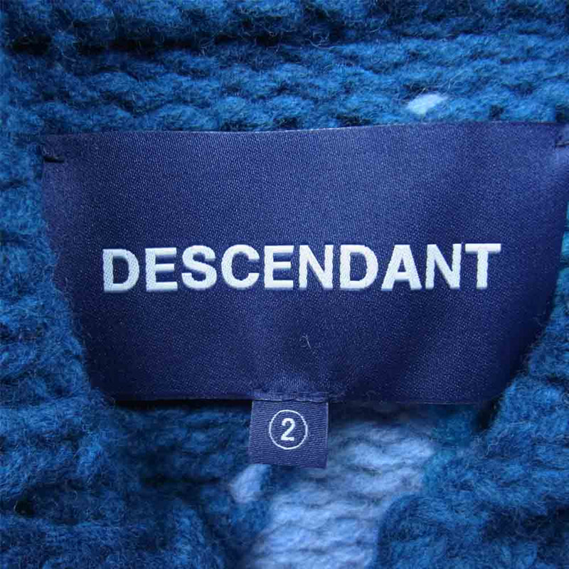 DESCENDANT ディセンダント 20AW 202MADS-KNM01 SKI COWICHAN KNIT