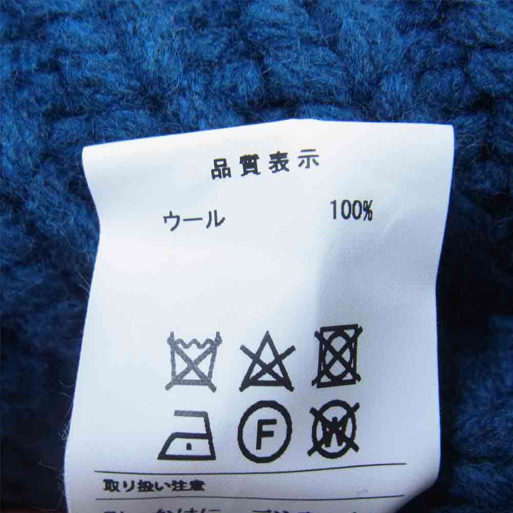 DESCENDANT ディセンダント 20AW 202MADS-KNM01 SKI COWICHAN KNIT スキー カウチン ニット ブルー系 2【新古品】【未使用】【中古】