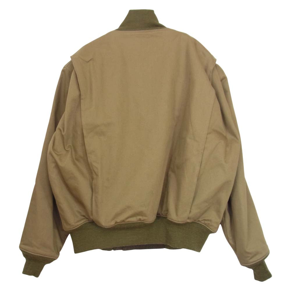Buzz Rickson's バズリクソンズ BR10994 TANK SLASH POCKET タンカース フライト ジャケット カーキ系 42R【中古】