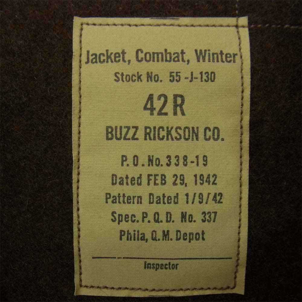 Buzz Rickson's バズリクソンズ BR10994 TANK SLASH POCKET タンカース