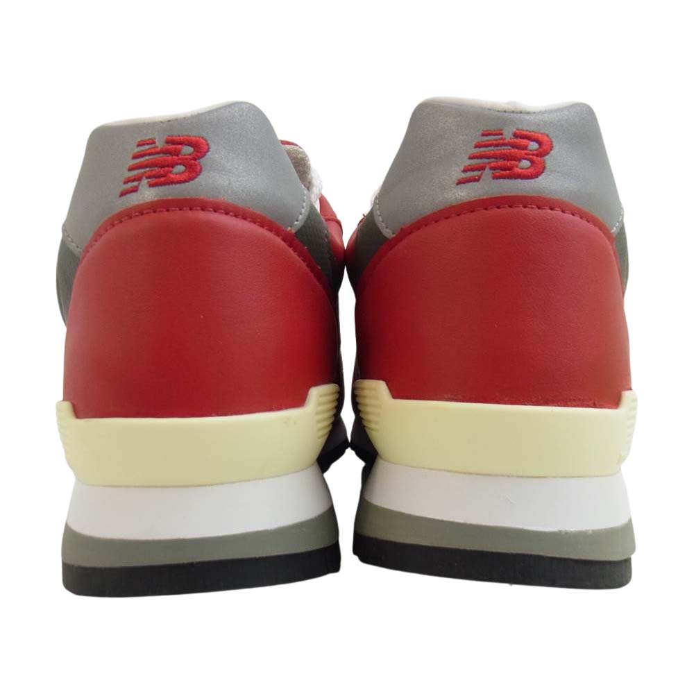 NEW BALANCE ニューバランス M996NCA USA製 レザー スニーカー レッド系 28cm【新古品】【未使用】【中古】