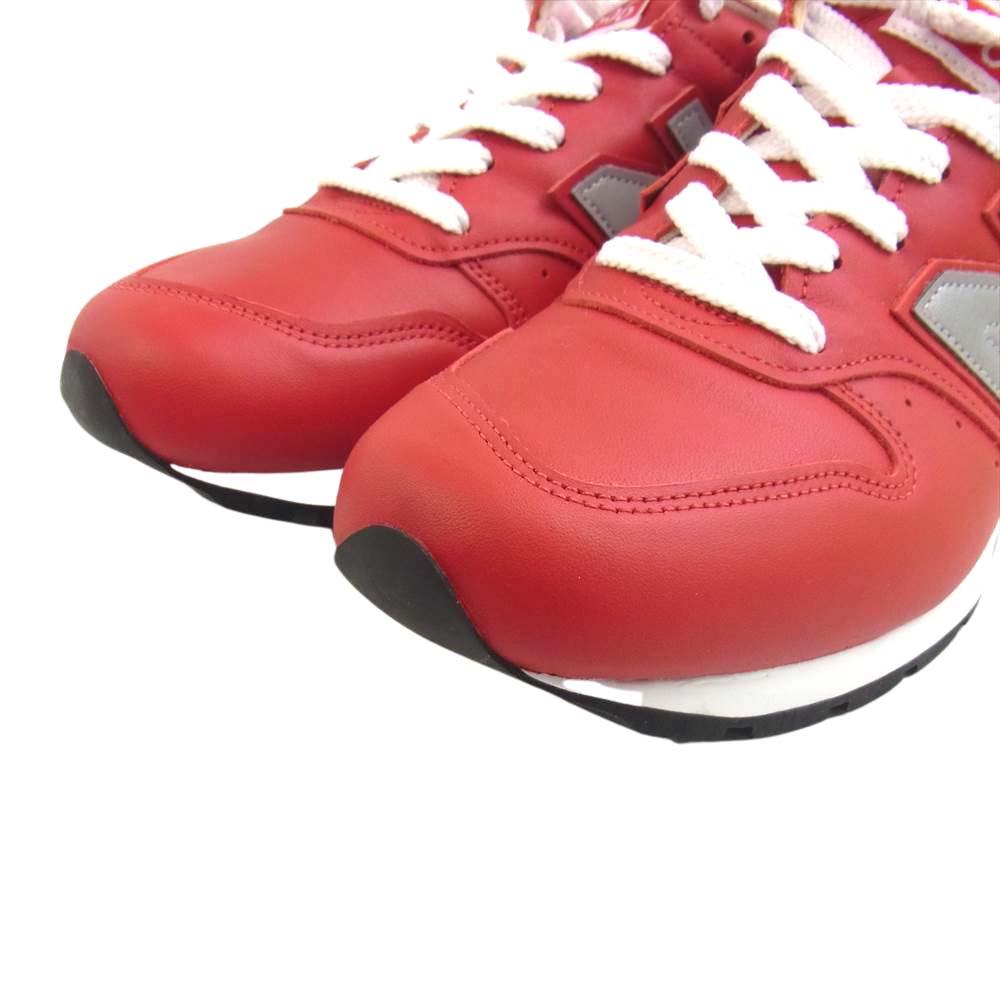 NEW BALANCE ニューバランス M996NCA USA製 レザー スニーカー レッド系 28cm【新古品】【未使用】【中古】