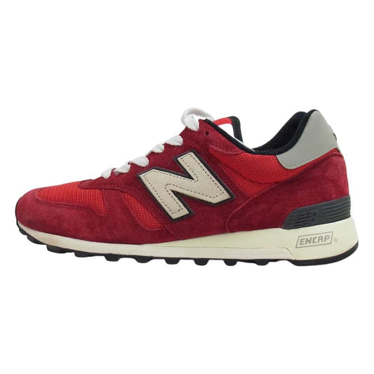 NEW BALANCE ニューバランス M1300MO USA製 スエード スニーカー レッド系 27.5cm【新古品】【未使用】【中古】
