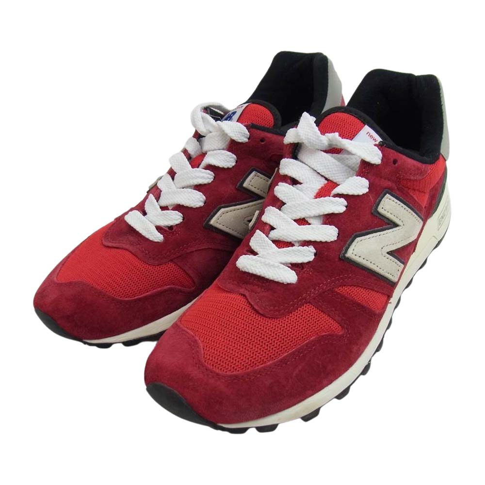 NEW BALANCE ニューバランス M1300MO USA製 スエード スニーカー レッド系 27.5cm【新古品】【未使用】【中古】